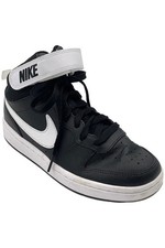 Nike Kid Boy's Court Borough Mid 2 Sneaker Black/White