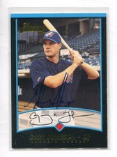 2001 Bowman Gary Johnson #173 HAND SIGNED AUTO AUTOGRAPH HA RETROGRAPH BUYBACK