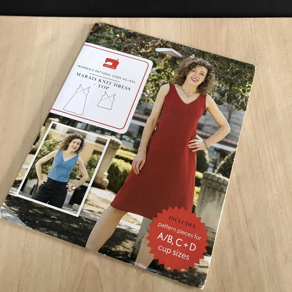 Liesl & Co Sewing Pattern - Marais Knit Dress & Top Sizes XS-XXL & Cup Sizes NEW - Image 3 of 4