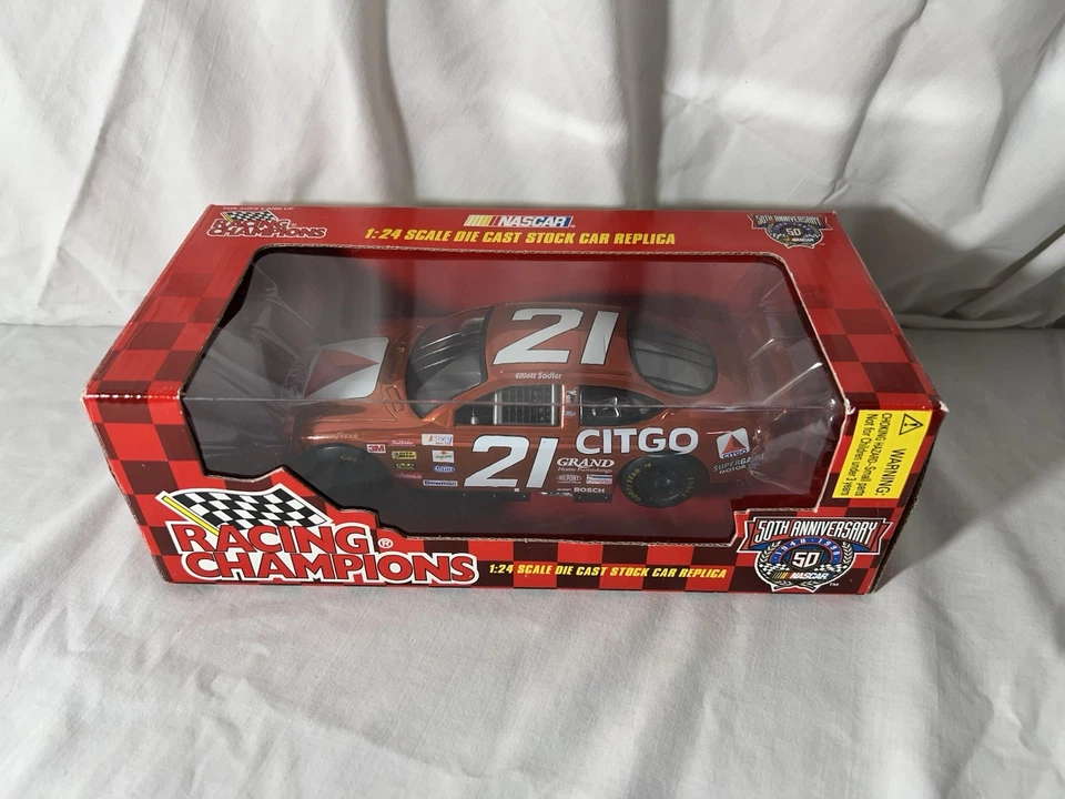 Racing Champions 1998 Elliott Sadler #21 Citgo escala 1:24 diecast NASCAR C9 Foto 2 de 4
