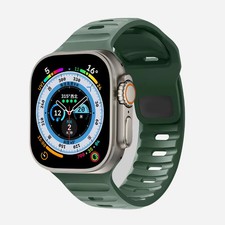 Strap For Apple Watch Band 49mm 44mm 45mm 41mm 40mm 42mm 38mm Soft Silicone