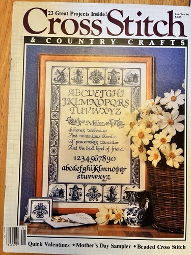 Cross Stitch & Country Crafts Magazine Jan/Feb 1986