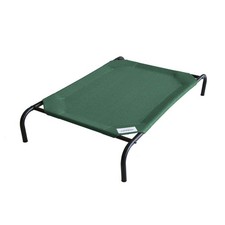 Elevated Cooling Dog Bed for Indoor/Outdoor Use   Large, Brunswick Green 51" x