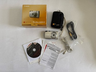 Canon PowerShot A3200IS Digital Camera  Top Zustand
