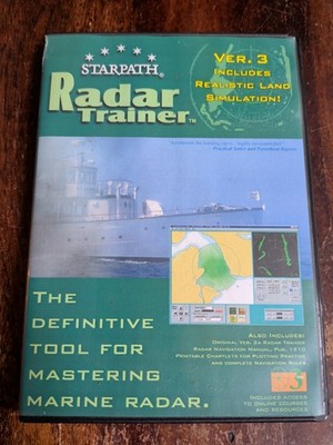 StarPath Radar Trainer - Master Marine Radar software Ver. 3.0 - USED