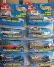 1997 & 98  Hot Wheels Long Haulers Vintage 2 Sets Of 4 Trucks-Complete Sets NIP
