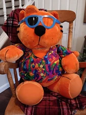 RARE Vintage Jumbo Large 36" Heathcliff Plush Orange Cool Cartoon Cat Nanco 1980