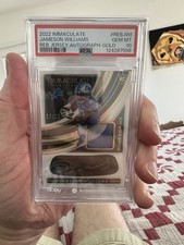 2022 Immaculate Rookie Eye Black Jersey Autograph GOLD Jameson Williams 17/25 SP