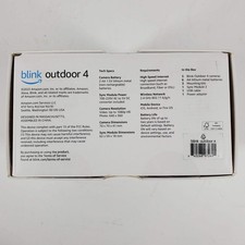 New BLINK Outdoor 4 WIRELESS SMART SECURITY CAMERA SYSTEM B0B1N5FK48