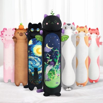 Mewaii Long Cat Plush 5 Sizes, 120% Extra Filling Giant Plushness Kids Body P...