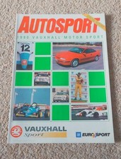 Autosport Vauxhall Sport  1990 BTCC Cavalier Rally Astra Nova Brochure Cleland