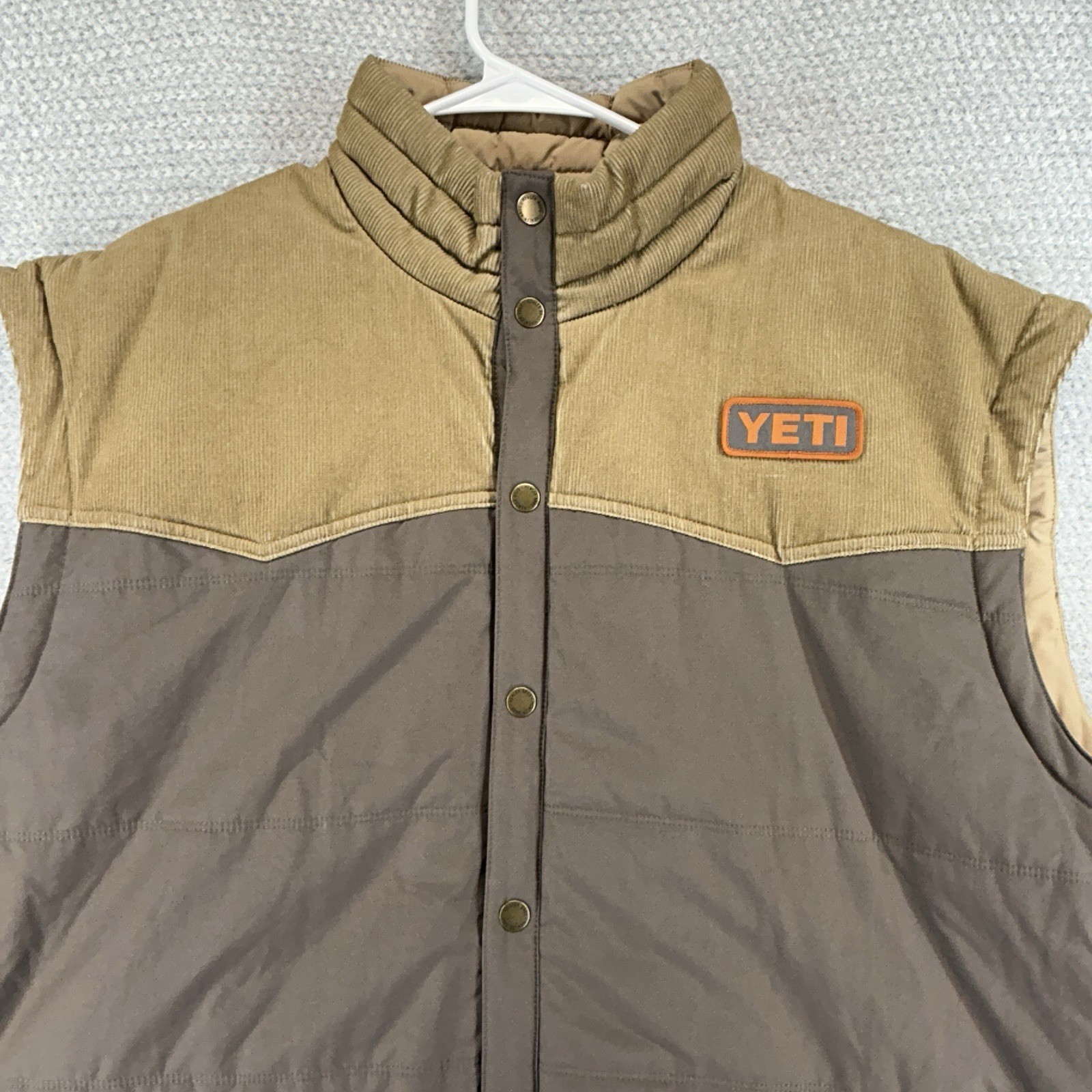 Howler Brothers x YETI Rounders Primaloft Puffer Vest Men’s 2XL Corduroy Brown