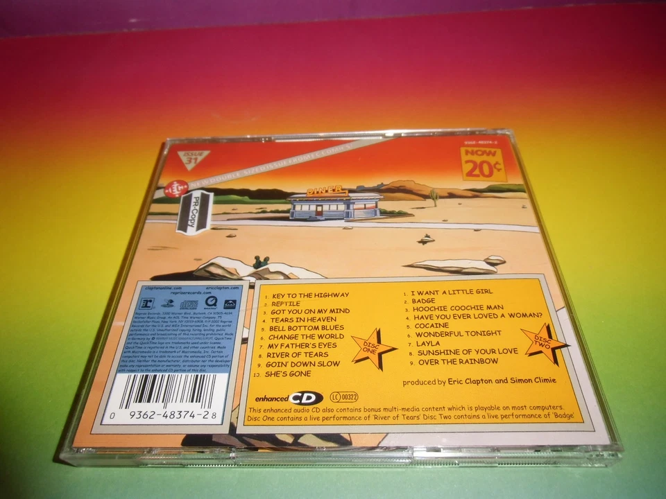 Eric Clapton - One More Car One More Rider *PROG*ROCK* 2 x CD-MINT-NEUWERTIG - Bild 4 von 4