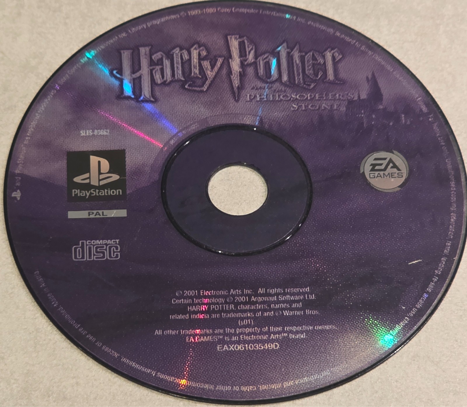 HARRY POTTER PHILOSOPHER'S STONE A L'ECOLE DES SORCIERS PLAYSTATION 1 PS1 OOT
