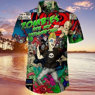 Zombies Ate My Neighbors Hawaiian Shirt
