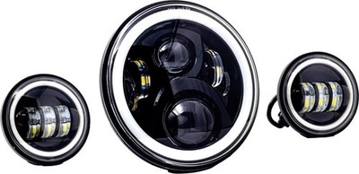 Letric Lighting Co.7in. Premium Wide-Array LED Scheinwerfer Mit Full-Halo Und