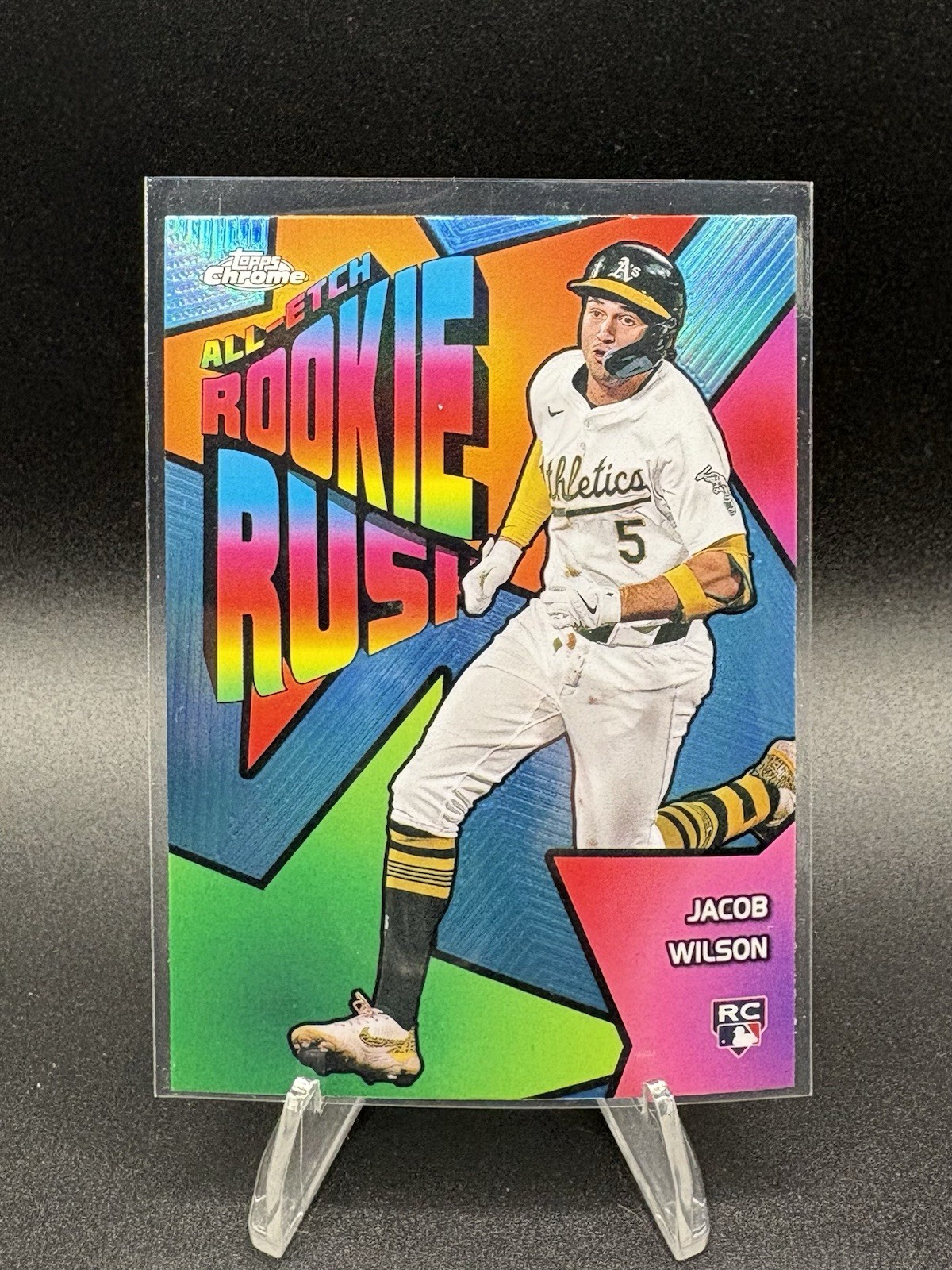 2025 Topps Chrome - All-Etch Rookie Rush Jacob Wilson #CERR-6 (RC)