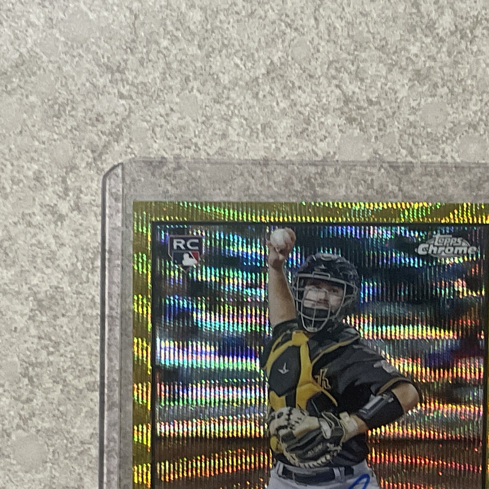 2023 Topps Chrome Update Gold Wave Refractor 34/50 Jason Delay #RA-JD Auto RC view 4