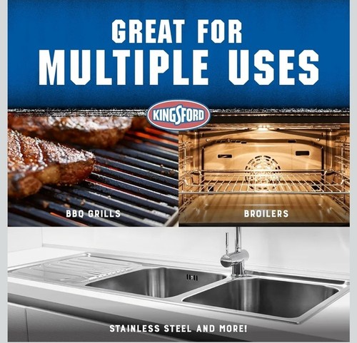 Kingsford Grill Cleaner Aerosol Spray 19oz | BBQ Grill Cleaning Accessories - Picture 3 of 4