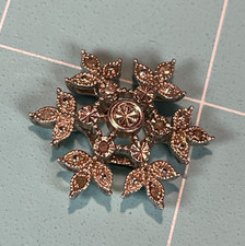 925  CZ Snowflake Slider Pendant