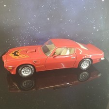 Vtg Ertl American Muscle 1973 Pontiac Firebird Trans Am 118 Diecast Model Red