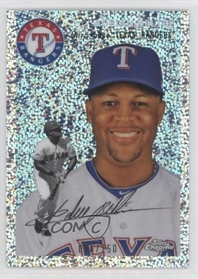 2023 Chrome Platinum Anniversary Speckle Refractor 96/150 Adrian Beltre HOF 1l14
