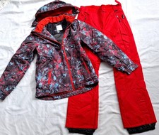 Skianzug Damen 38 rot orange türkis NEU thinsulate 3000 mm Wassersäule