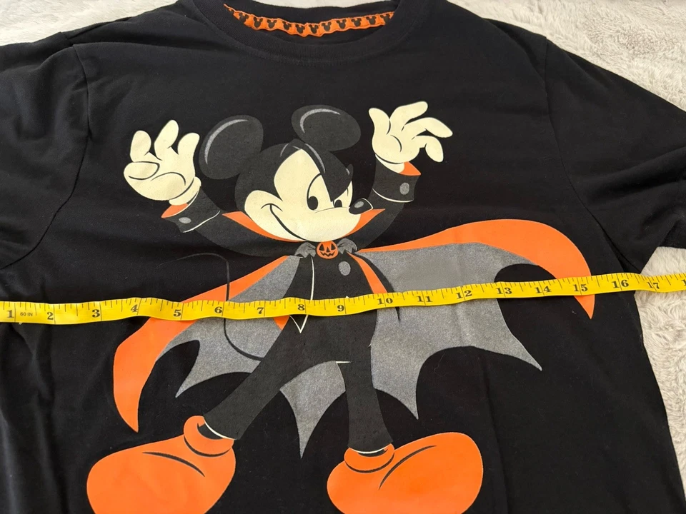 Disney Mickey Mouse Halloween Glow In The Dark T- Size S Boys Short Sleeve - Image 4 of 4