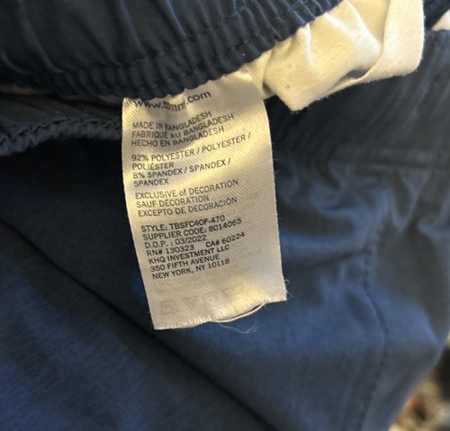 Tommy Hilfiger Boys Quick Dry Shorts Navy Size 8-10 Performance Activewear - Picture 5 of 5