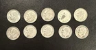 Lot of 10 Roosevelt Silver Dimes $1 Face Circulated #9