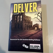 Delver OSR Rpg Zine Issue #1 For Old School Essentials By James Floyd Kelly