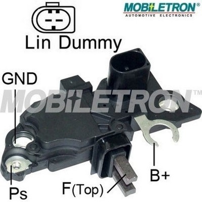 MOBILETRON Lichtmaschinenregler VR-B4197 12V B-Circuit Test Adaptor COM02