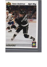 1991-92 Upper Deck #E7 Tomas Sandstrom Euro-Stars