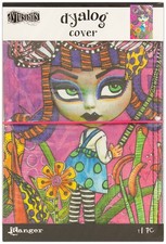 Dyan Reaveley's Dylusions Dyalog Canvas Printed Cover 5"X8"-Believe - 2 Pack