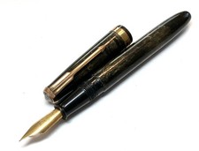 Vintage fountain pen hand  made  ebonite  uru...