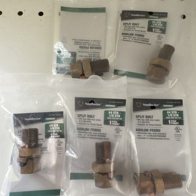Lot -5 Split Bolt Southwire CO #14 SOL/STR