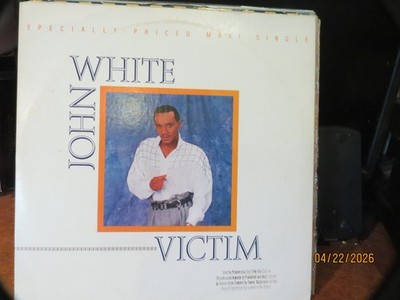 JOHN WHITE '' VICTIM ''   12'' MAXI-SINGLE  RD VG+ JK VG