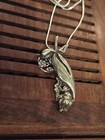Vintage Sterling Silver Thumbellina Pendant Necklace — photo 4