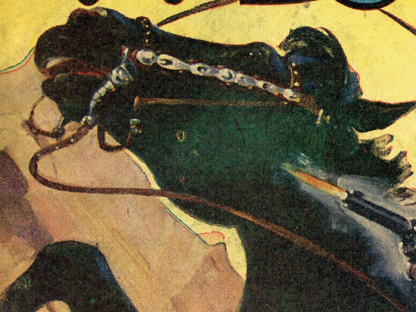 Vintage Western Comic Poster Cowboy Wall Art Print