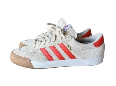 シューズ NORI Mens adidas Nora JP5652 Wonder White / Orange / Gum Mens SZ 9.5