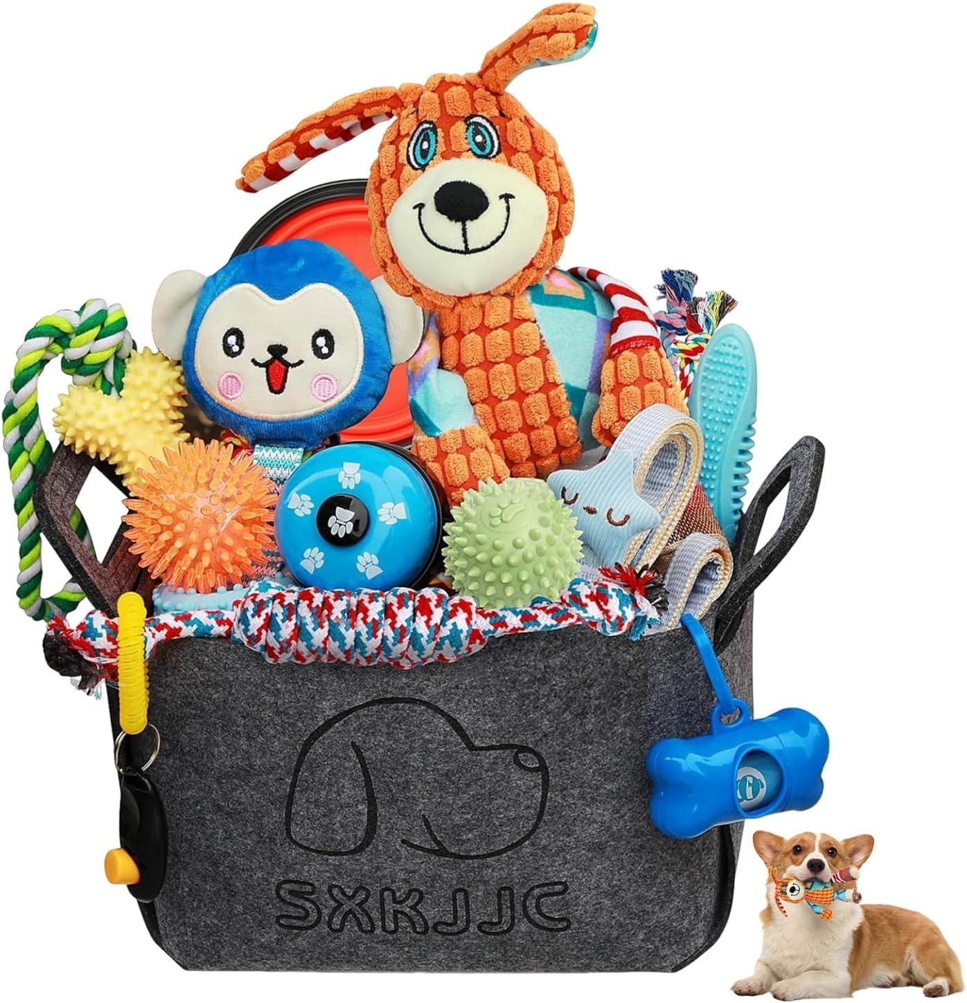 , Rope & Interactive Dog Toys. Full Of Fun