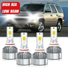 For Chevrolet Tahoe 1995-2006 LED Combo Headlights Bulbs High Low Beam Kit 6000K