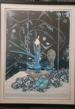 Kathleen A. Wilson Signed Lithograph 1993 Limited Edition 264/1500 Framed Still