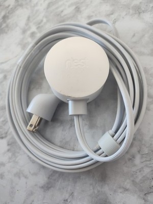 Genuine Google Nest Cam Outdoor Wall Adapter Puck & USB Extension Cable A0038