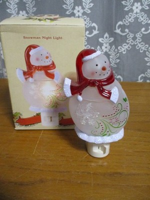 Snowman Night Light from Cracker Barrel