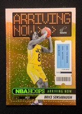 2023-24 Panini NBA Hoops - Arriving Now Brice Sensabaugh #12 Holo (RC)