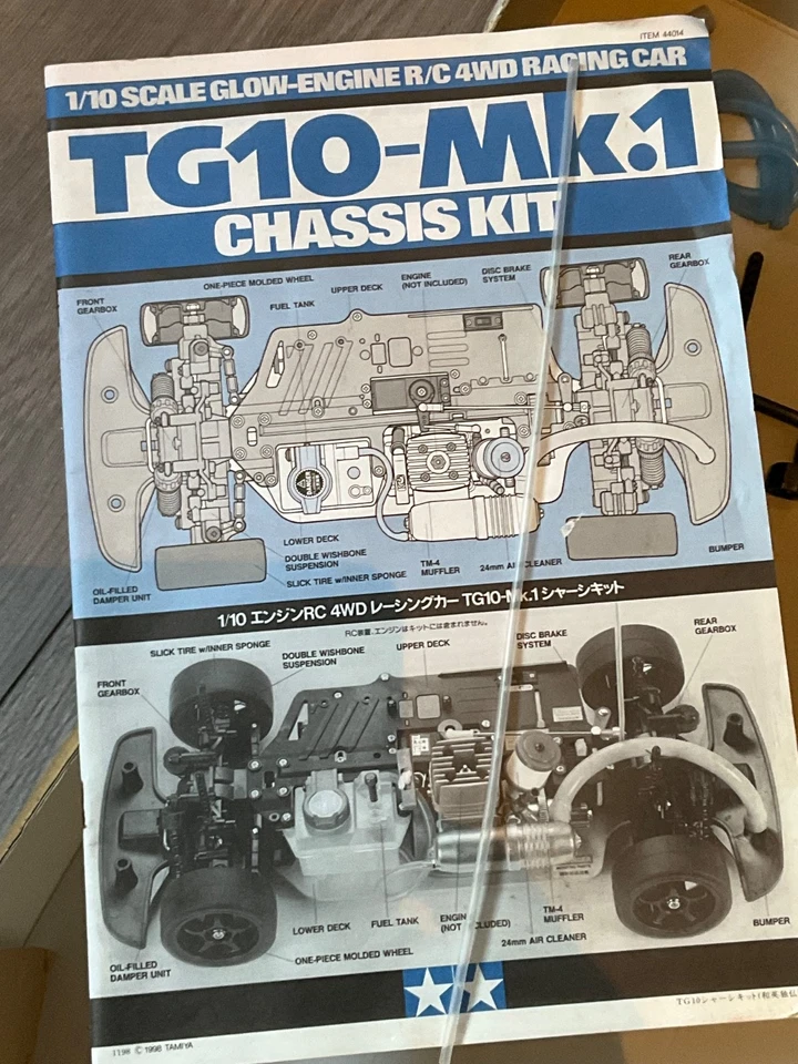 Tamiya 1/10 TG10 Mk.1 Chassis Kit 44014 NIB New Built - Image 3 of 4