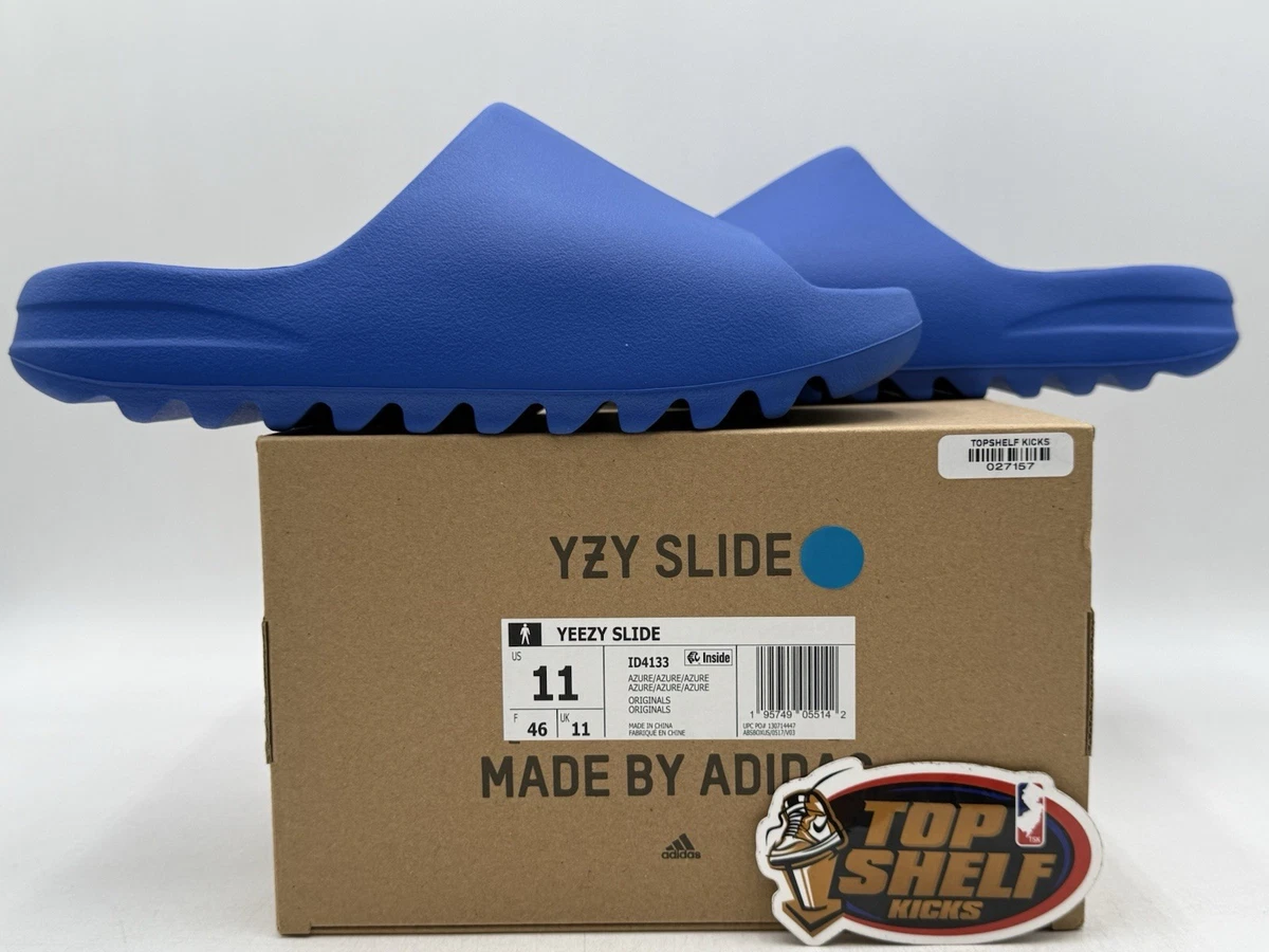 Adidas Yeezy Slide Azure Blue 2023 Size 11 Authentic Kanye West Slip On -EU 46 Adidas Yeezy Slides Slide On Adidas Sneakers Adidas Yeezy  main image 3