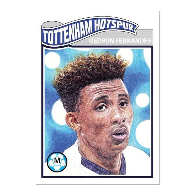 Topps UCL Living Set Card 183- Gedson Fernandes - Tottenham Print Run: 274