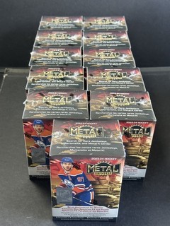 LOT of (11) 2023/24 Upper Deck Skybox Metal Universe Hockey Blaster Boxes Sealed